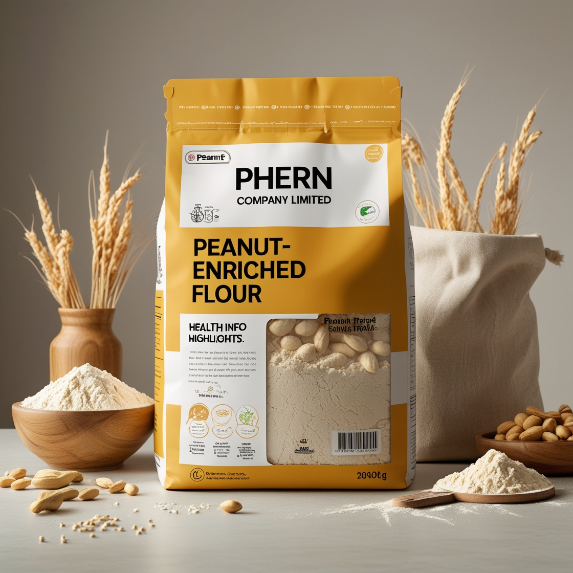 Peanut-Enriched Flour